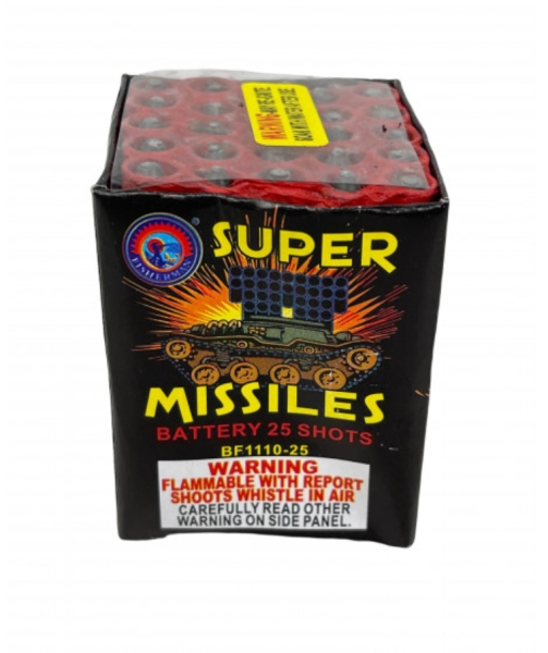 SUPER MISSILES 25 SHOTS 