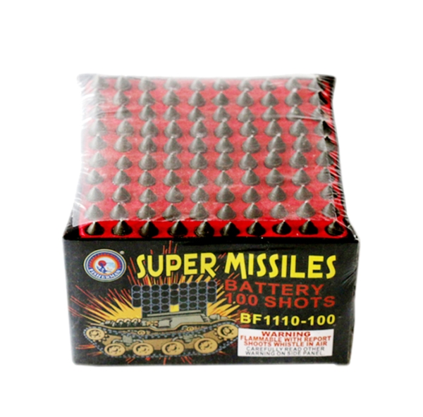 SUPER MISSILES BATTERY 100 SHOTS 