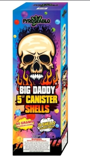 5” Big Daddy Canister Shells