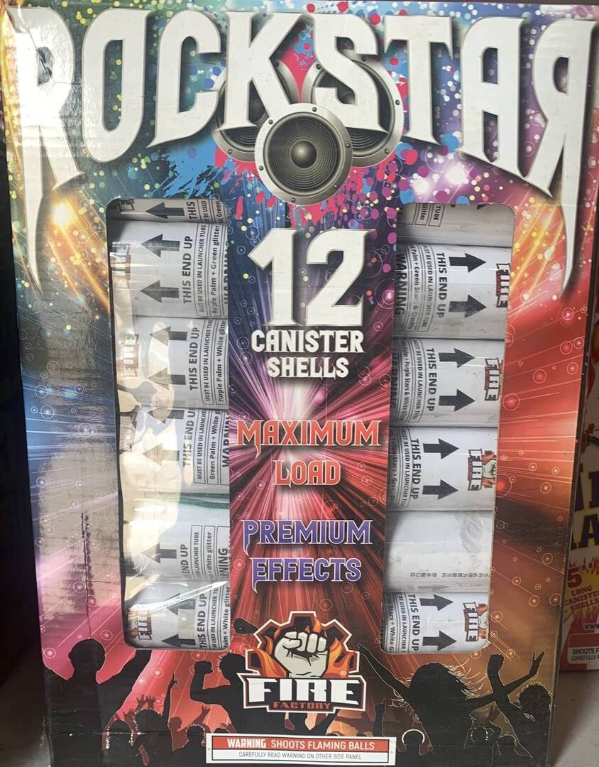 Rockstar with 12 Canister Shells