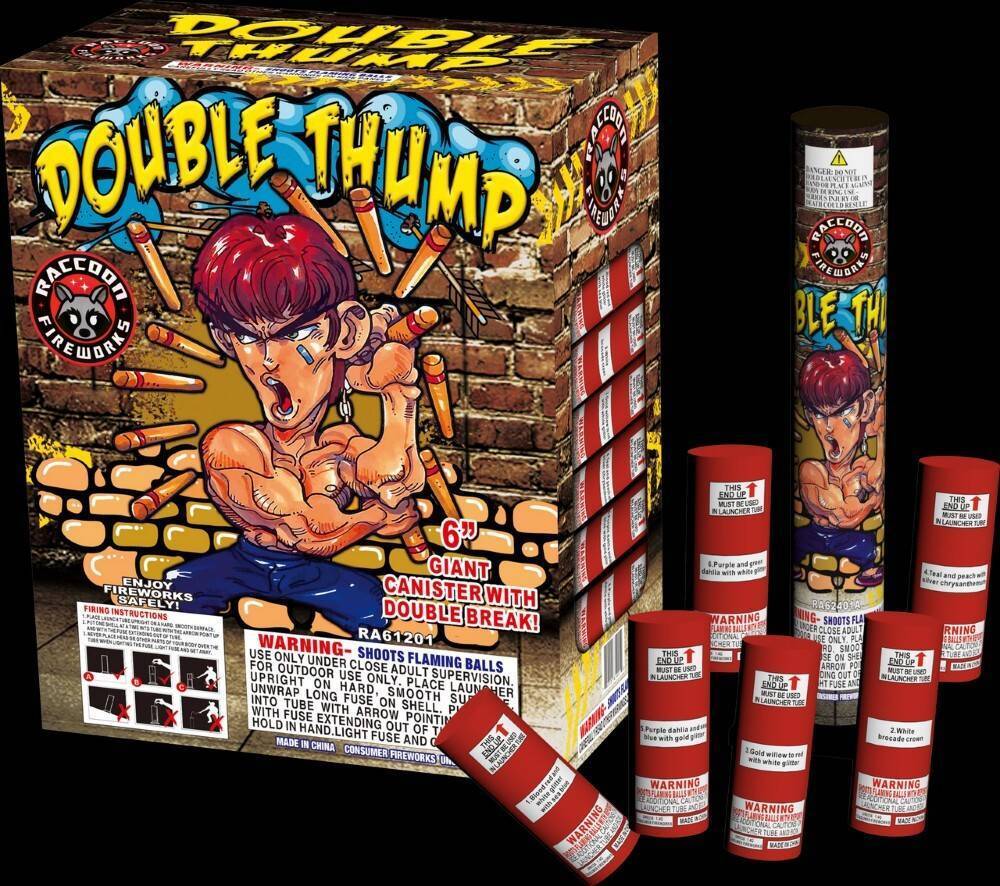 Double Thump 6" Giant Canister Shell